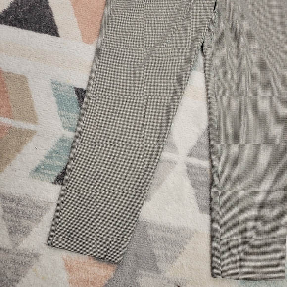 Hugo Boss Tiluna Houndstooth Trousers Dress Pants Size 8 - Picture 8 of 11